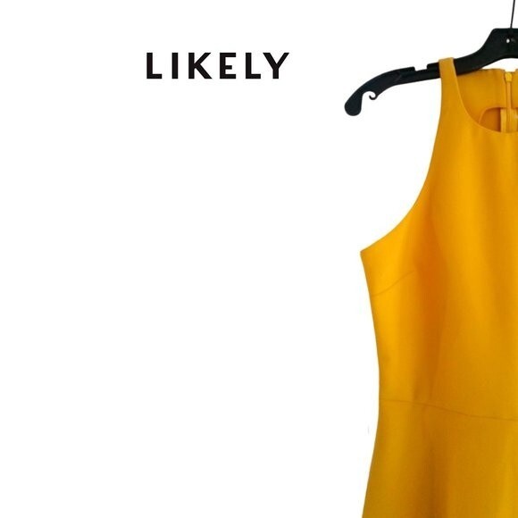 LIKELY NEW Dopamine Baddie Racerback Fitted Fit-n-Flare Halter Dress 8 - Picture 4 of 11